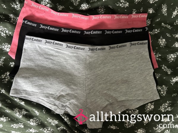 3x Juicy Couture Booty Shorts