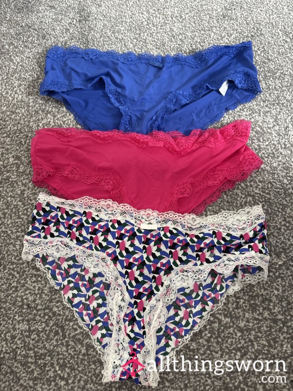 3x Lacey Panty Bundle