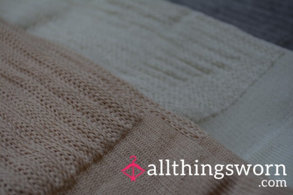 4 Available - Slouch Cozy Socks - Lightly Worn (6-12 Hours)