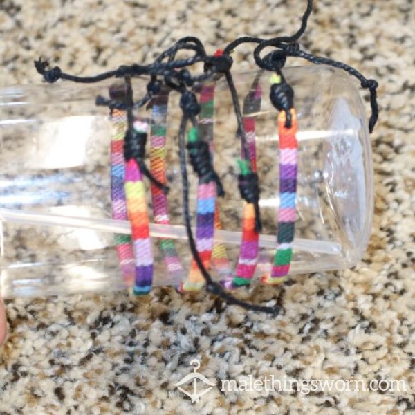 6 Bracelets C*ck Ball Rings Rainbow Pride Colors