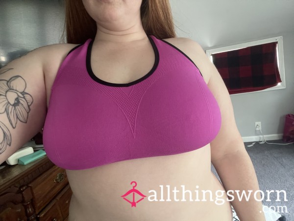 4 Day No Shower Sweaty Sports Bra