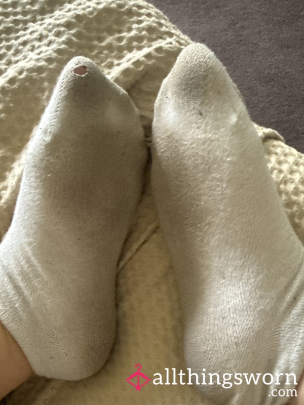 4 Day Wear White Ankle Socks 🧦 👣