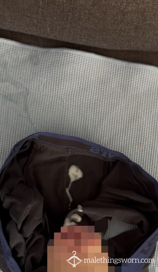 4 Day Worn C*m-Boxer Worn By A Young Twink