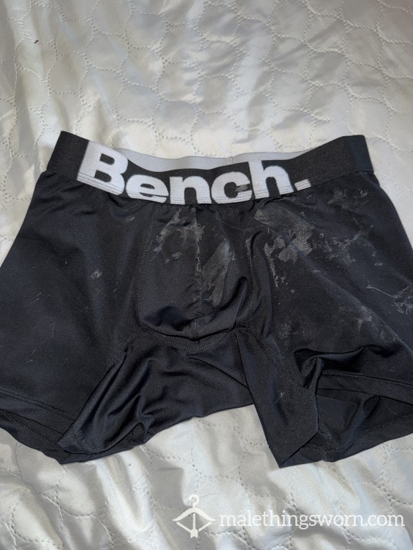 4 Day Worn😈 Heavily Prec*med And Well C*mmed💦 BENCH Boxer Shorts👅💦 (Still Using)