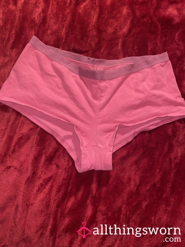 4-Day Worn Pink Cheekies | Sweet, Salty & Addictive