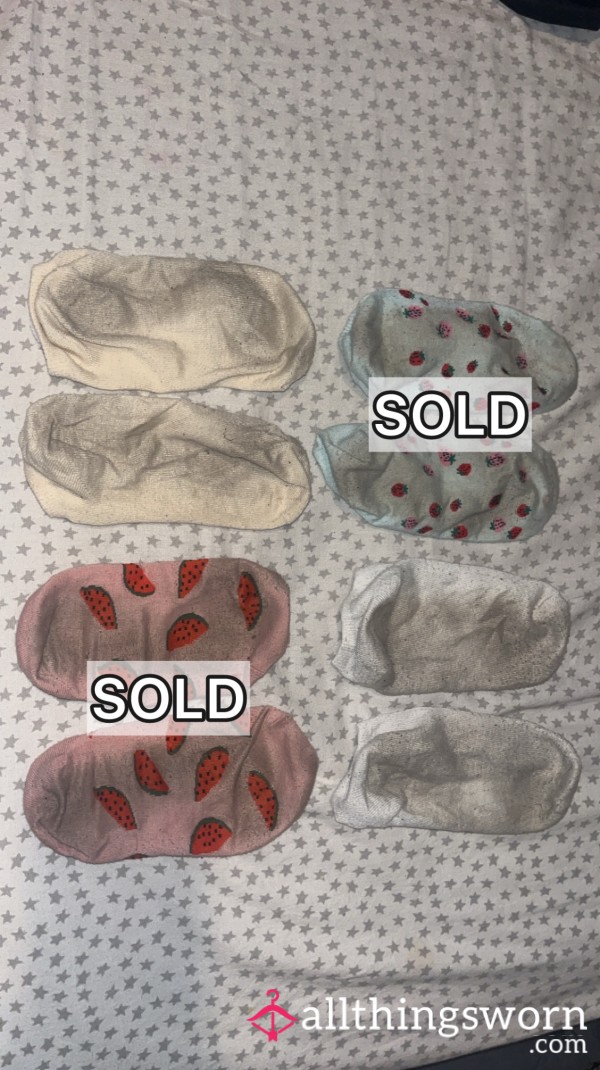 4 Day Worn Smelly Ankle Socks