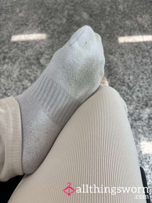 4 Day Worn White Socks