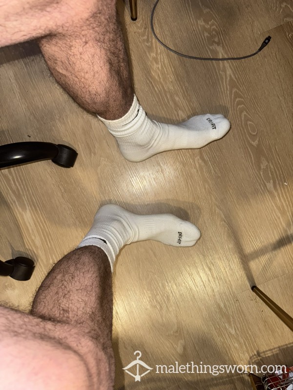 4 Days Worn White Nike Socks - Extra Ripe