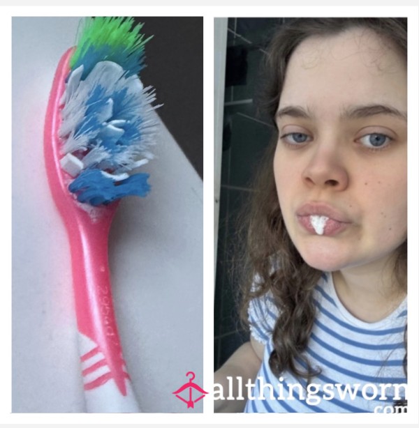 4 Month Old Used Toothbrush