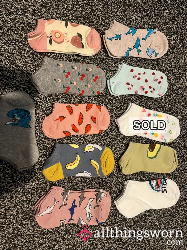 4 Or 7 Day Worn Ankle Socks