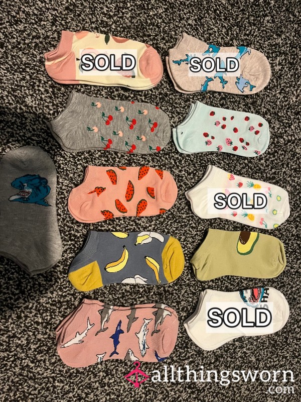 4 Or 7 Day Worn Ankle Socks
