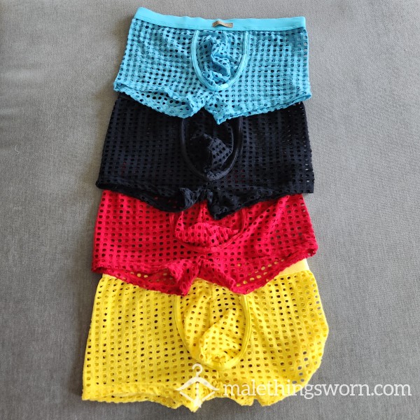 4 Pair Set Of Mesh Underwear - Used