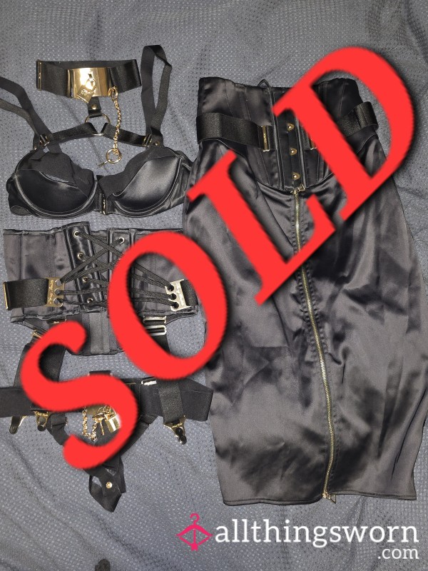 4 Piece Chastity Lingerie Set