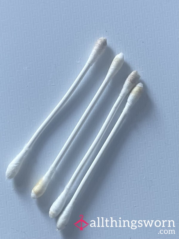 4 Used Cotton Buds – Personal, Intimate, Unfiltered