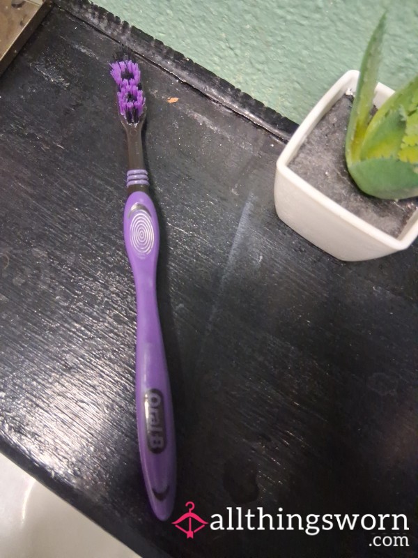 4 Week Old Toothbrush