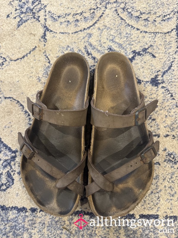 4 Year Old Worn Birkenstock Sandals