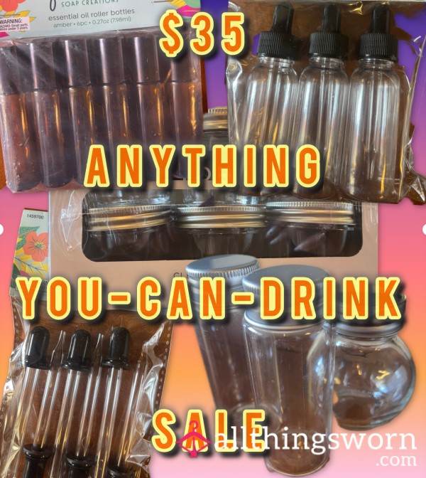 $25 Anything You-Can-Drink Sale