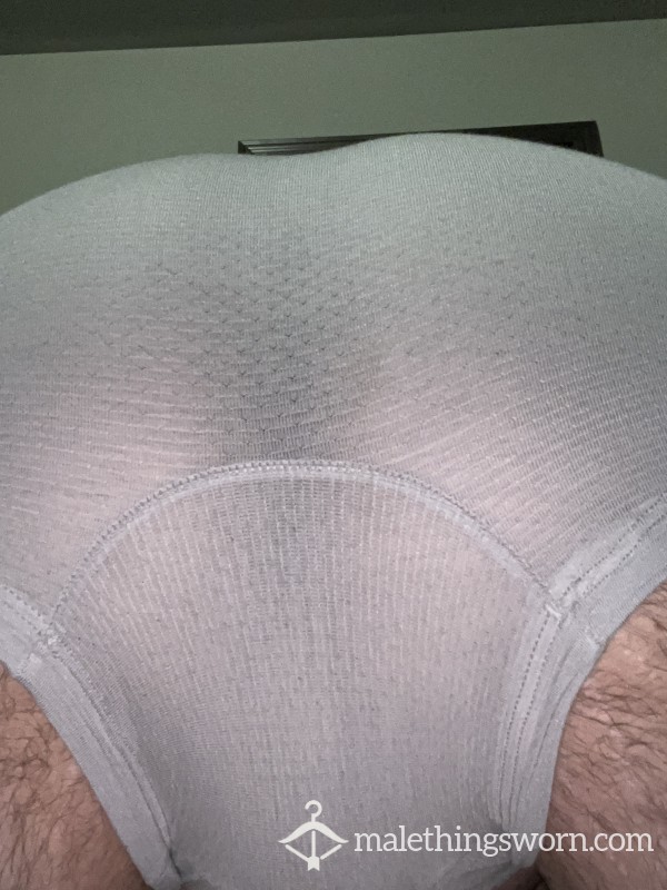 $40 Lightly Stained Grey CK Mesh Trunks. Will Include A Full Load Once Purchased.