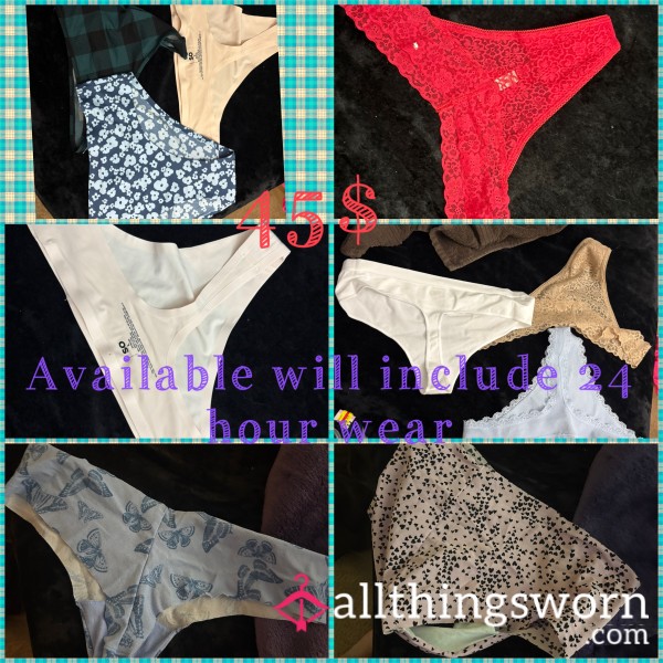 45$ Plus 15$ Shipping And Including 24 Hour Wear Add Ons Welcome And Comes With Pu**y Pop Or A**l Pop Come Tell Me How Dirty Get Them Daddy