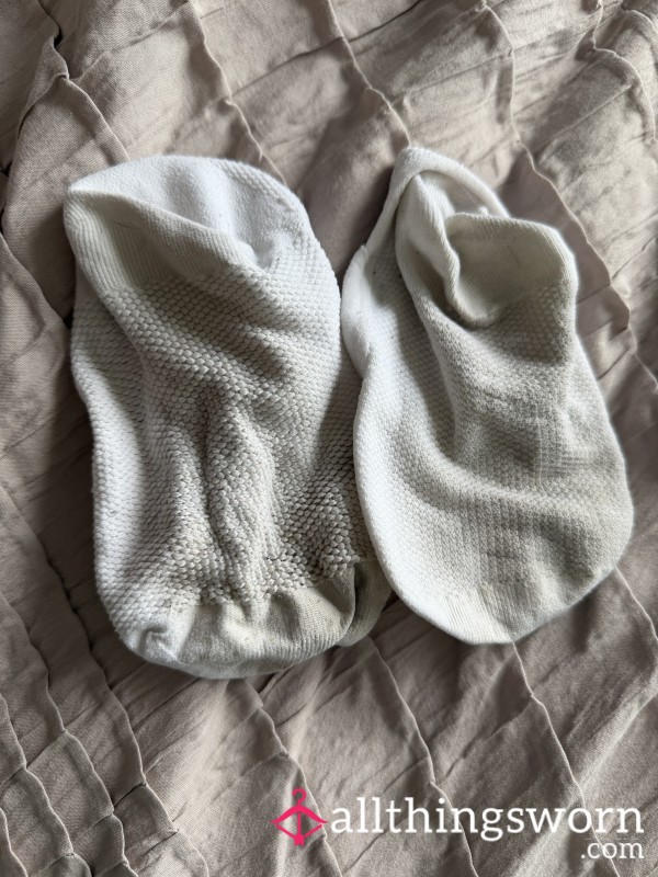 48-Hour No-Show Socks Drenched In My Sweat & Scent