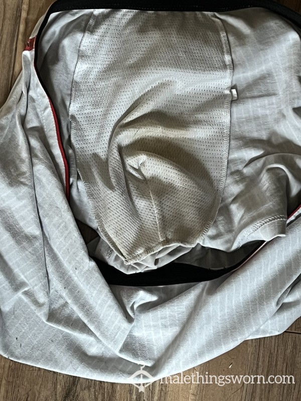 48-Hour Worn Boxers – Pi*s Stains + Multiple C*m Loads Inside 😈