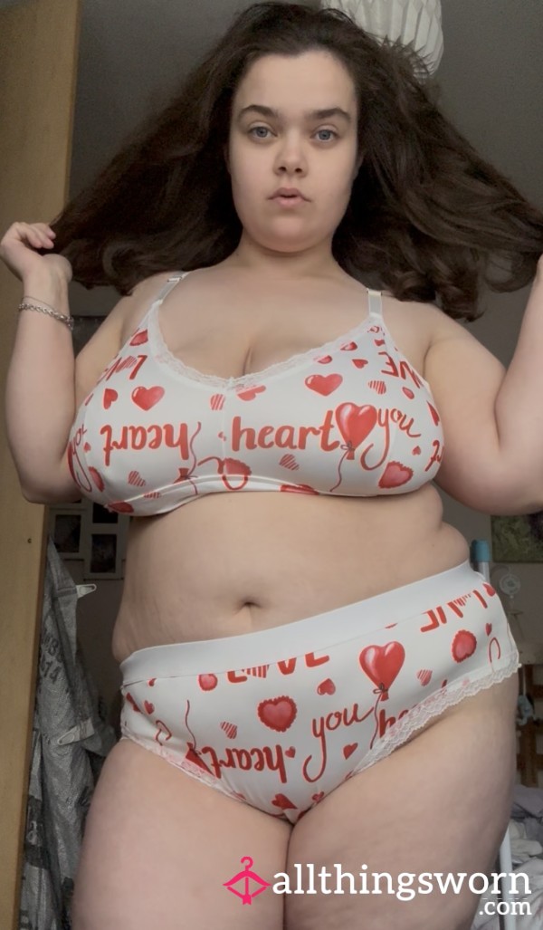48 Hour Worn Bralette And Panty Lingerie Set