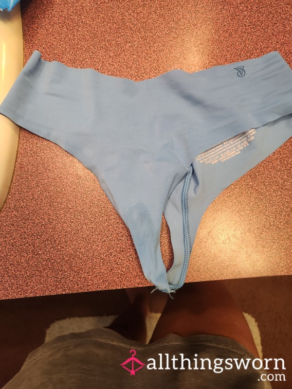 💙48 Hour Worn Light Blue VS Thong💙 Normally A $40 Value💋
