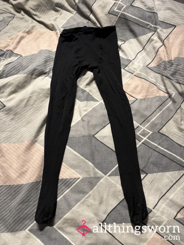 48 Hour Worn Tights Without Knickers
