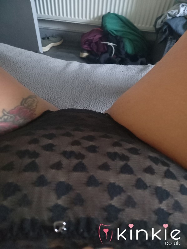 48 Hours Worn My Dirty C*mmy Wet Black See Through Knickers