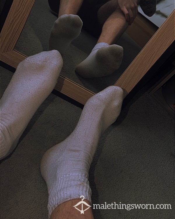 48 Hours Worn White Socks