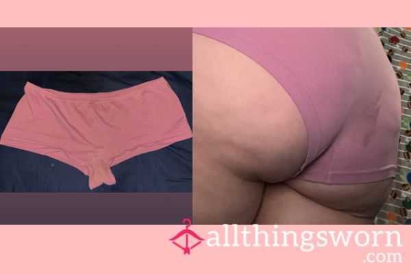 48 HR Pink Boyshort Panties