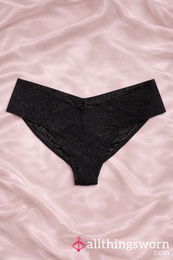 >4 Years Of Wear, Sheer And Cheeky 😏🖤 (48hrs)