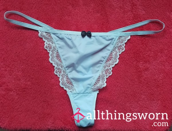 48 Min Wear 🩵 Baby Blue With Cute Lace