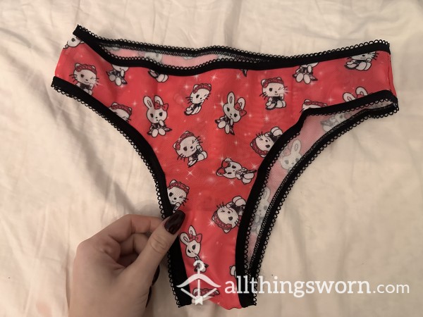 48h Worn Kawaii Bunny Panties 💖 🐰 Size XS-S