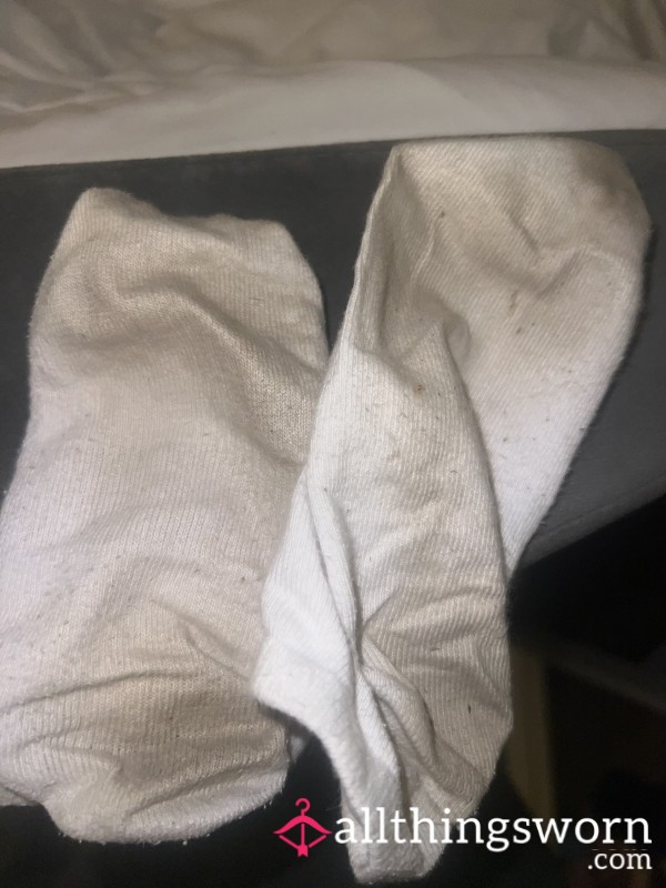 48hour Wear White Socks