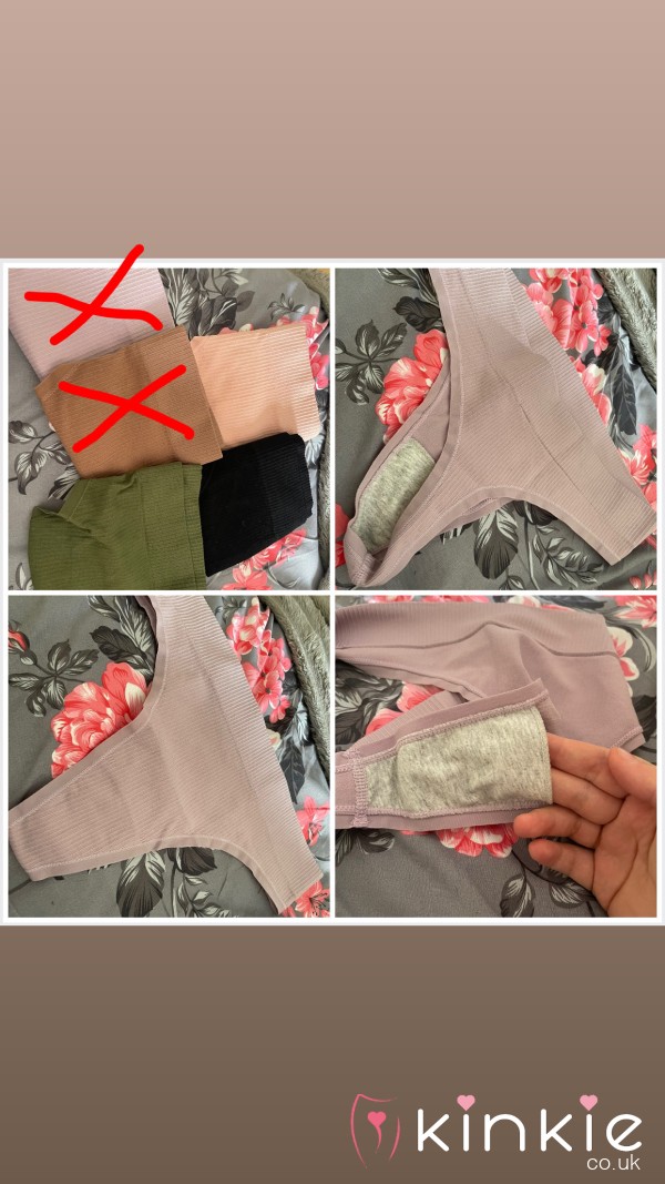 48hours Worn Thongs Uk16