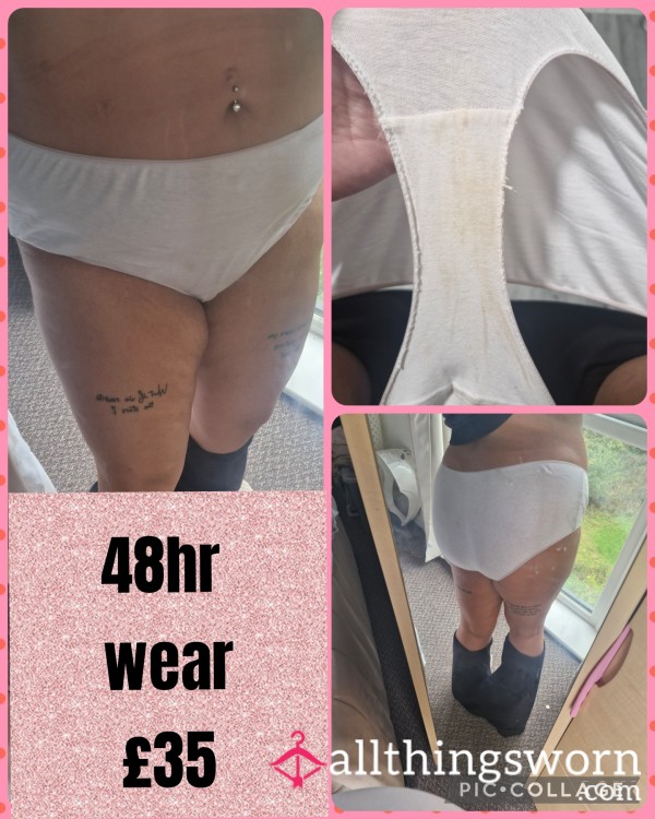 48hr C*m Stained Knickers
