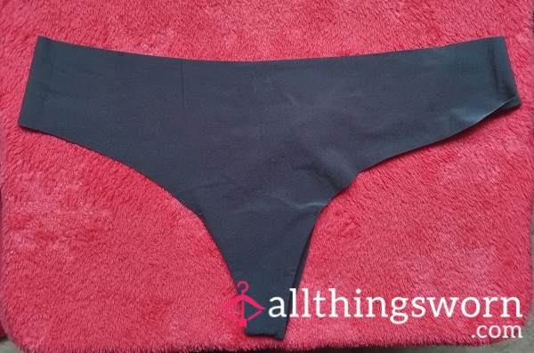 48hr Min Wear 🖤 Black Soft Thong