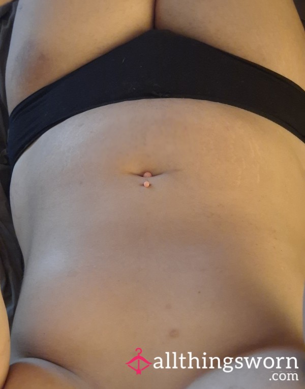 48hr Wear Black Panties