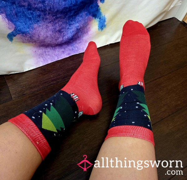 48hr Wear Christmas Tree Socks