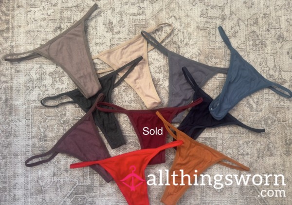 48hr Wear Thongs + Wear Photos 🤍