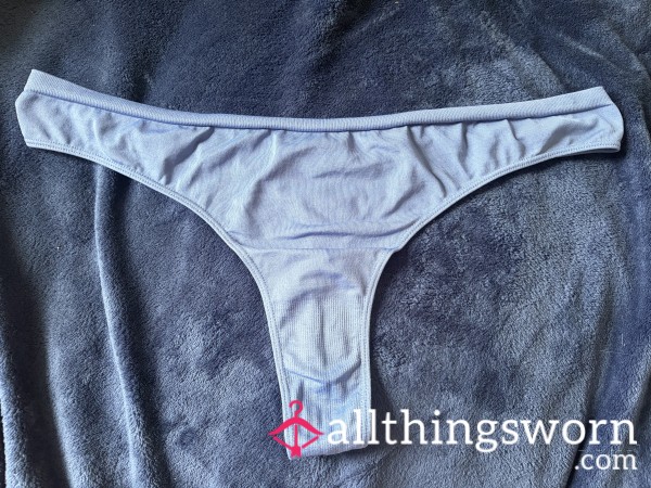 48hr Worn Blue Thong