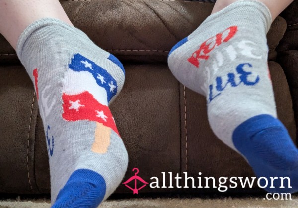 4h Of July Popsicle Socks