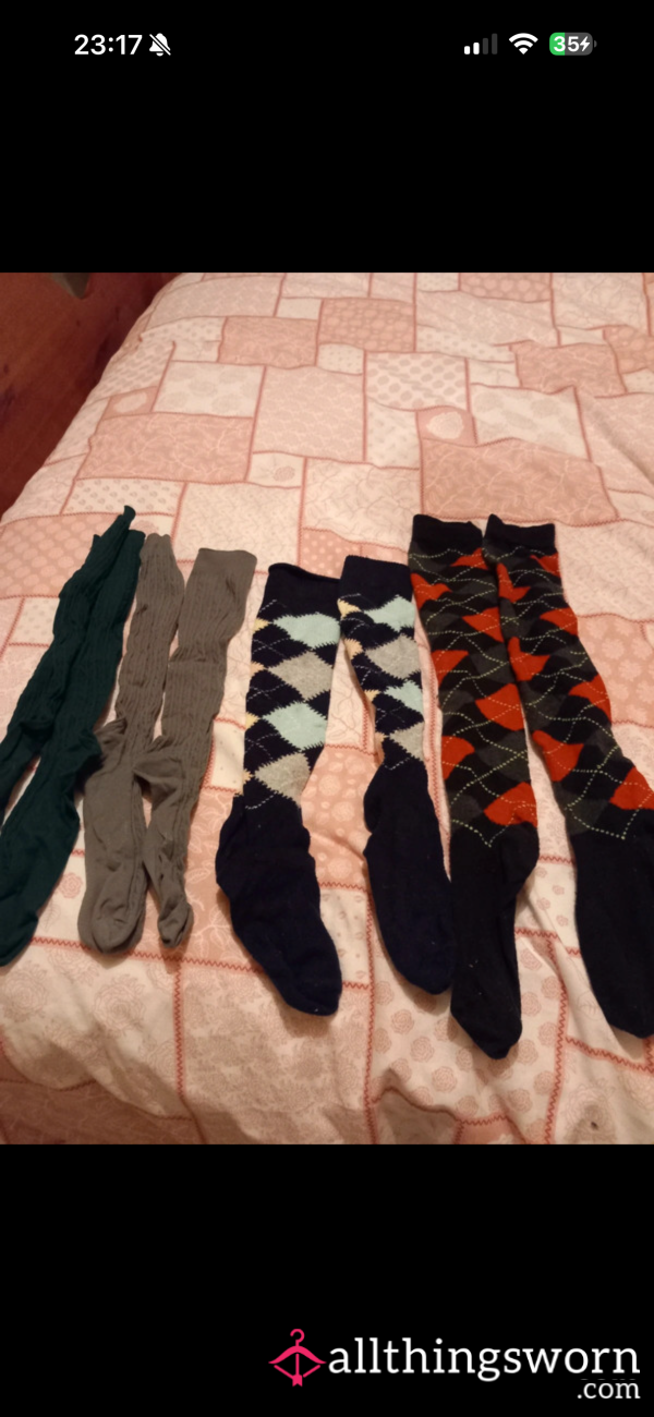 4x Long Socks Can Be Sold Individually