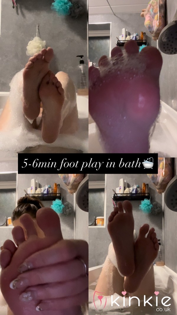 5-6min Foot Play In Bath🛁