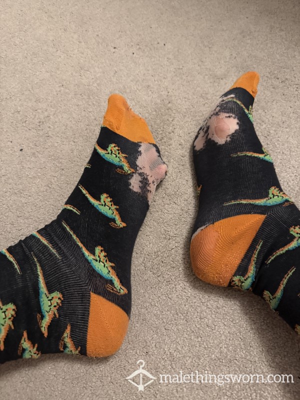 5-day Stinky Work Socks. Threadbare, Holes & Properly Broken In