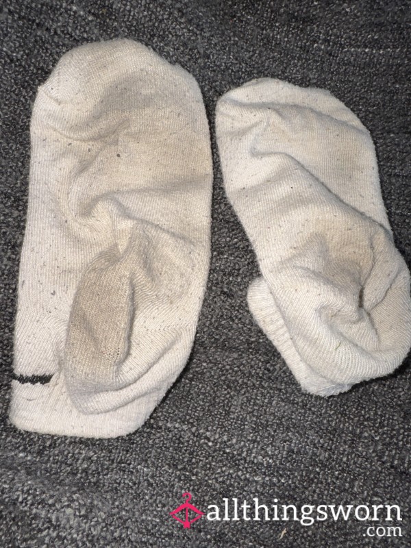 5 Day Was White Stinking Ankle Socks