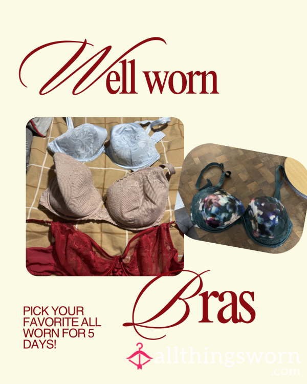 5 Day Worn Bras- Pick Your Favourite ❤️