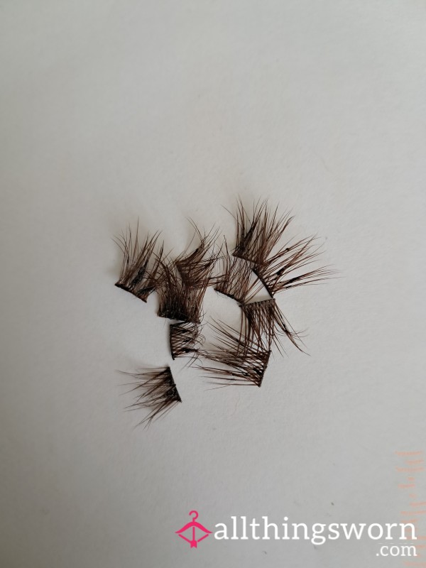 5 Days Used Cluster Lashes 👁