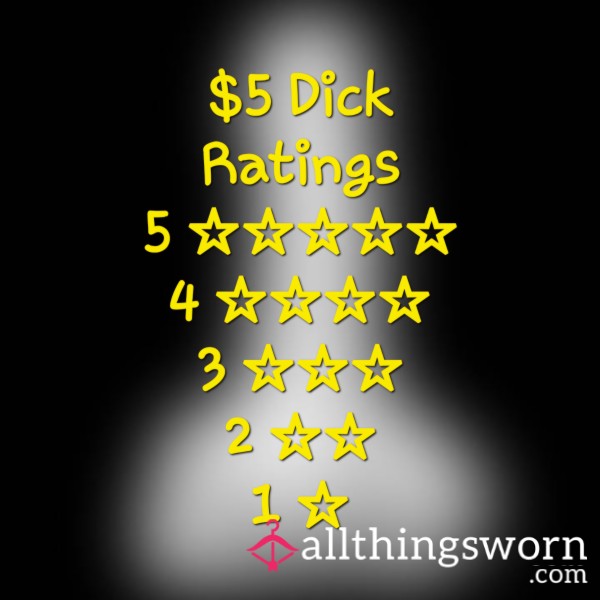 $5 D*ck Ratings